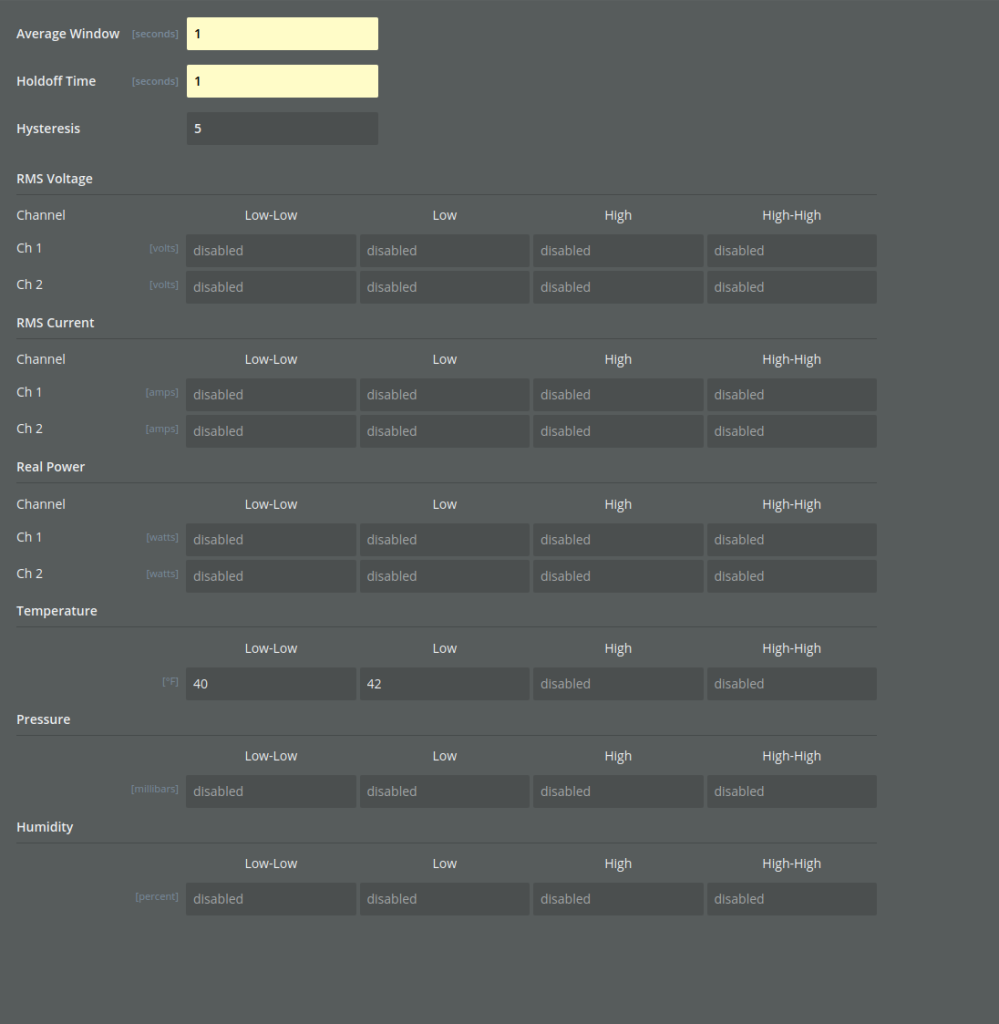 Figure 12. PQ Canvass Alert configuration