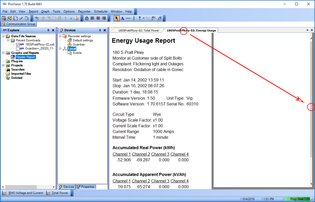 Figure 15. Drag a tab to a left or right edge to create a
vertical tab group