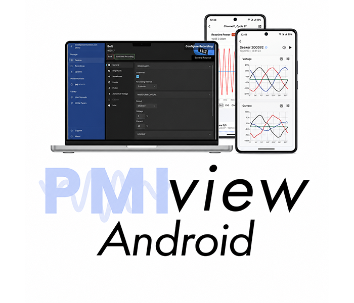 PMI View Power Quality Monitoring Mobile App - Android