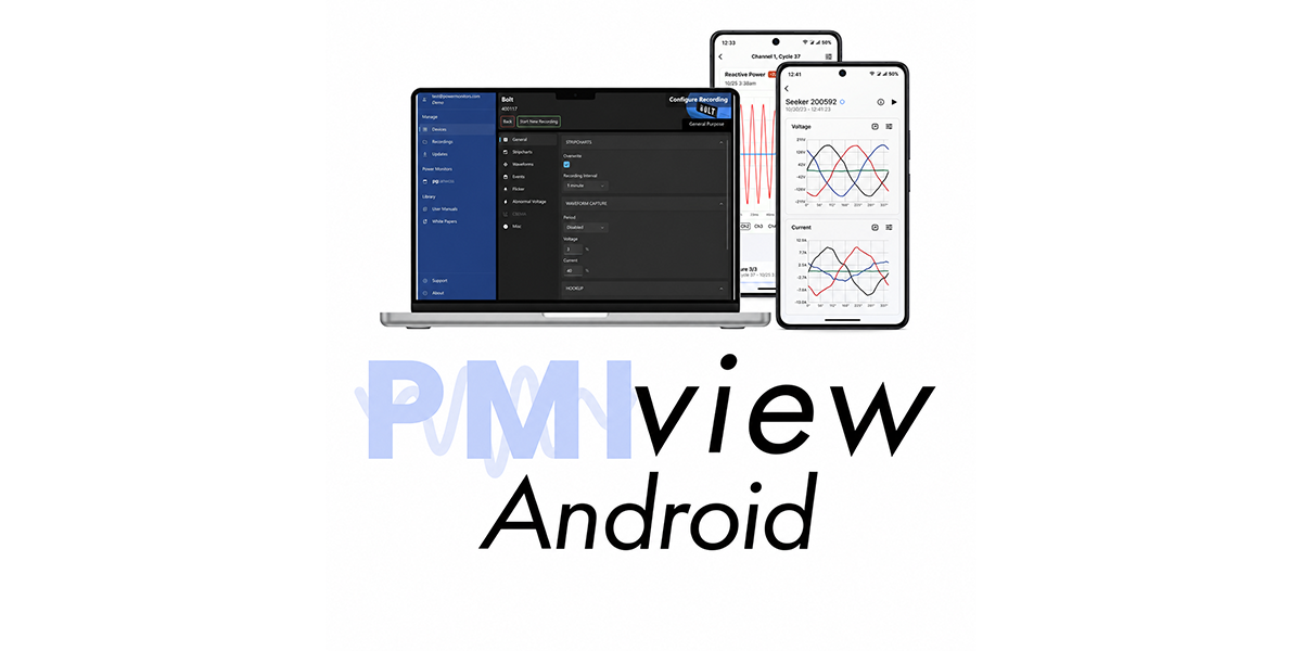 PMI View Power Quality Monitoring Mobile App - Android
