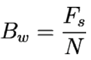 Formula 3. W here F is sampling frequency and N is number of points in
DFT.