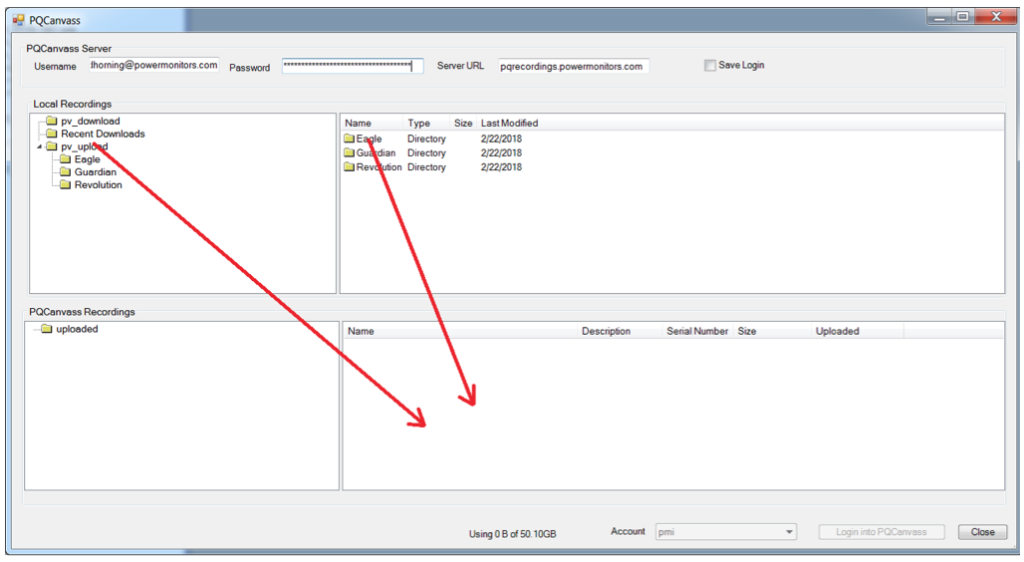 Figure 4. Drag directions