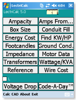 Figure 3. LectriCalc