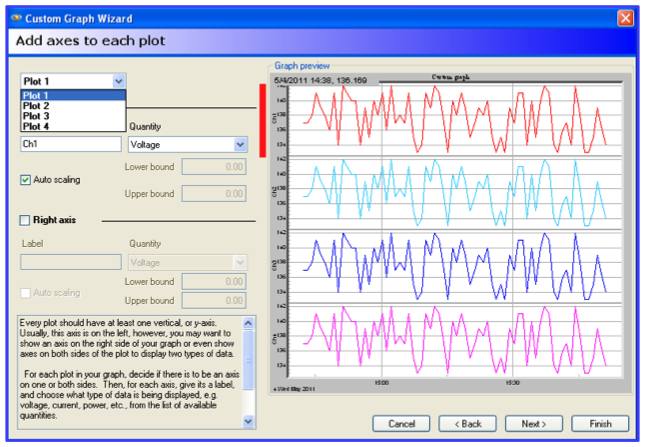 Figure 3. Select the plot to be modified.
