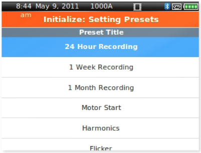 Figure 6. Select Setting.