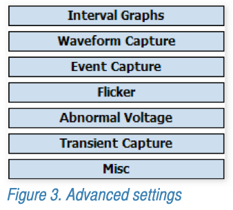 Figure 3. Advanced settings