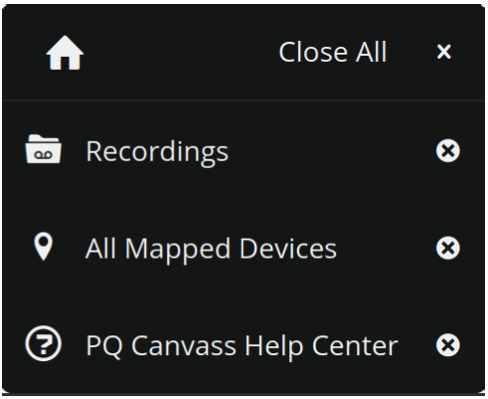 Figure 4. Currently Open Windows