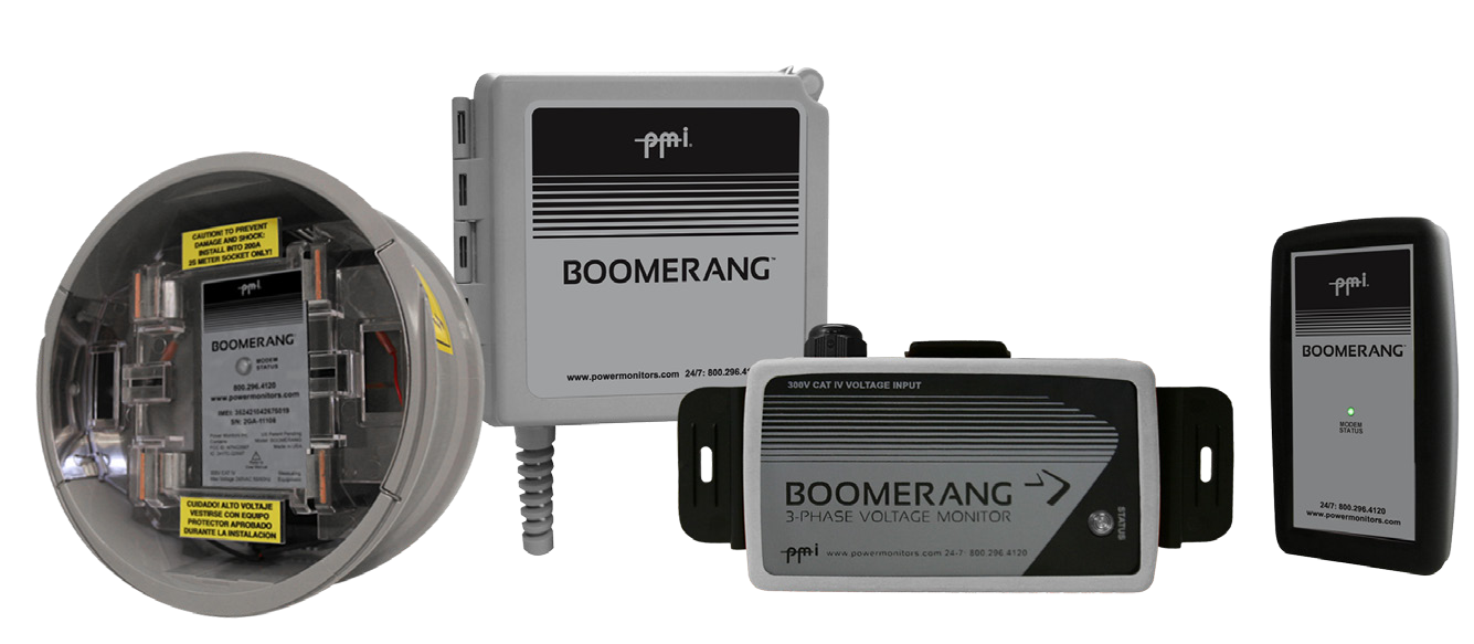 Boomerang form factors from left: 2S, pole mount, stand-alone box, plug-in