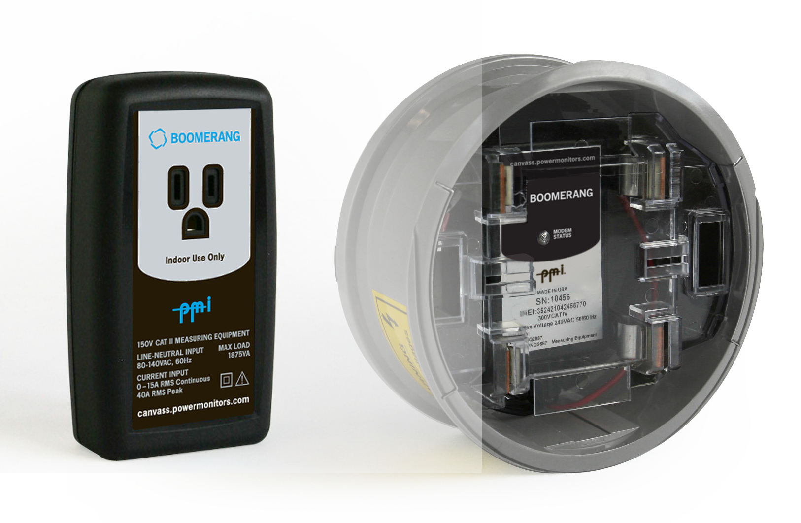 Figure 4. Boomerang plug-in and 2S monitors