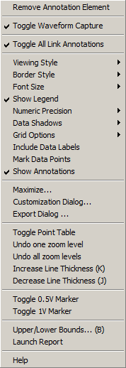 Figure 3. Context menu