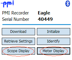 The Scope Display and Meter Display