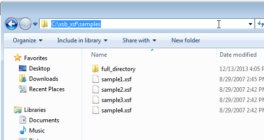 Figure 10. Select the file path