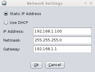 Figure 2. NMS Network Settings dialog