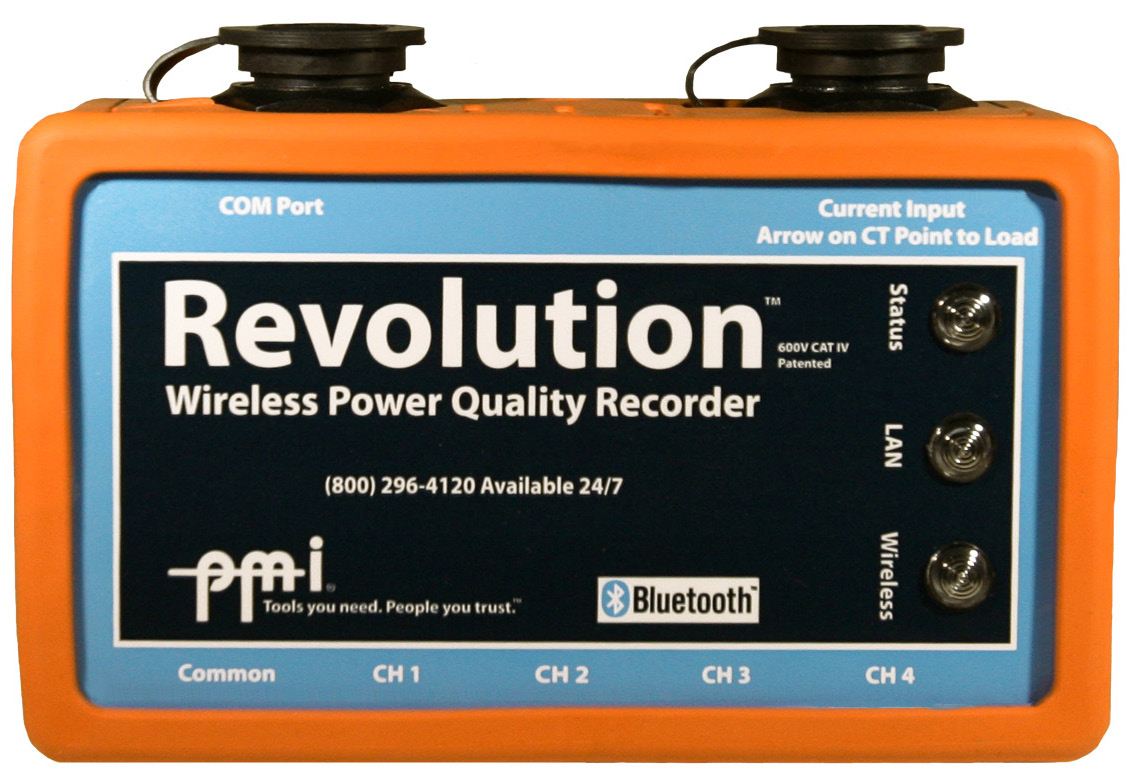 Revolution wireless PQ recorder (left)