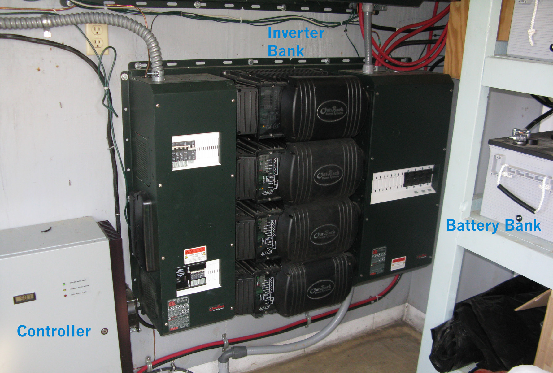 Residential wind turbine installation