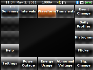 Once the device has been set to record the desired data.