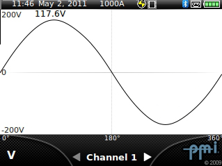 A tape recorder icon appears to show that the recording has commensed.