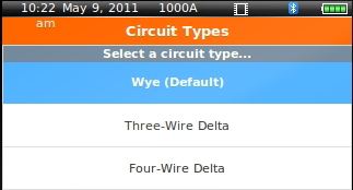 Select circuit type.