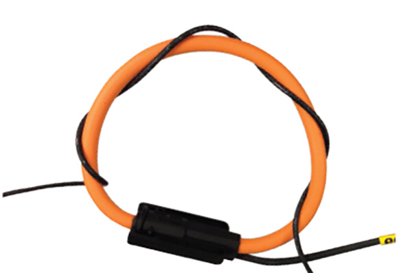 Four turns around a conductor with a Flex CT (left)