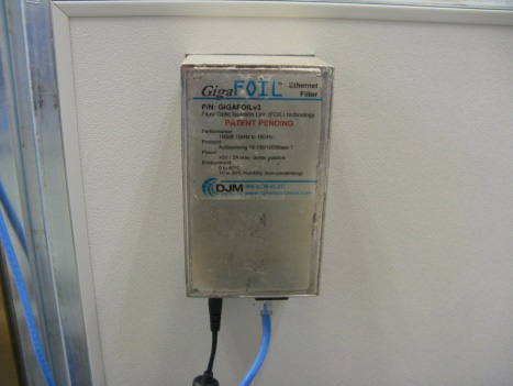 Filter added to screen room