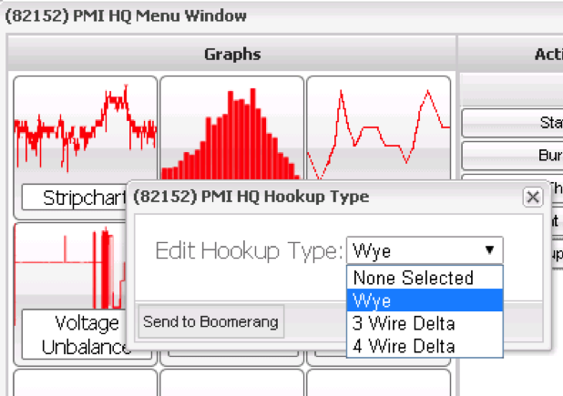 Selecting the circuit type