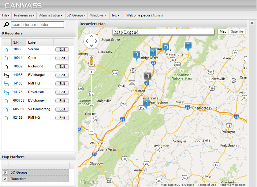 Canvass Web Application