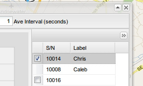Figure 14. Click the double arrow in the top left to hide the list.