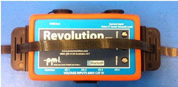 Figure 8. Revolution being mounted via straps