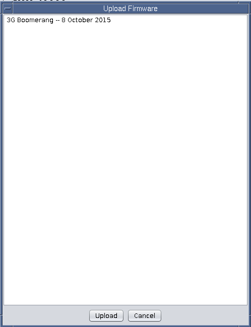 Figure 11. "Upload Firmware" dialog box