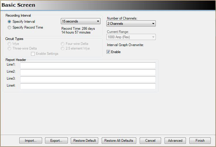 Figure 1. "Basic Screen" in ProVision
