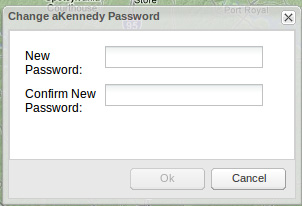 Figure 5. Set and confirm a new password.
