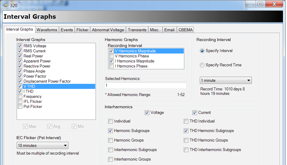 Figure 1. Initialization recorder dialog for TDD