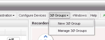 To create a 3-Phase group, select New 3Ø Groups from the 3Ø Groups menu.