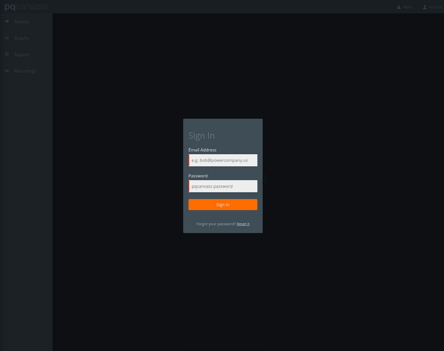 Figure 1. Login Screen