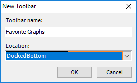 Figure 11. New Toolbar Dialog