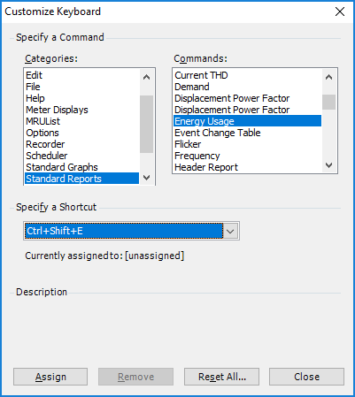 Figure 14. Custom keyboard configuration