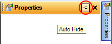 Figure 3. Auto-Hide Pane