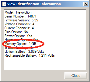 Figure 1. Determine the total amount of available memory.