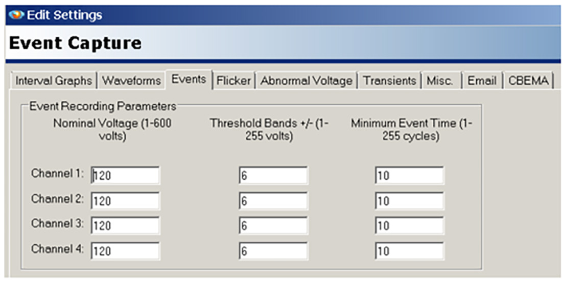 Figure 5. Setting Up Event Change in ProVision
