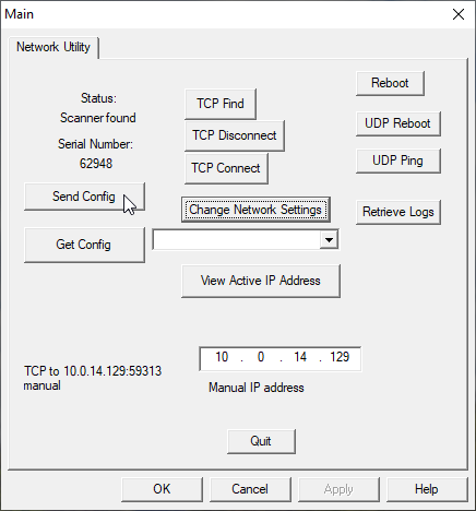 Figure 6. Send Configuration