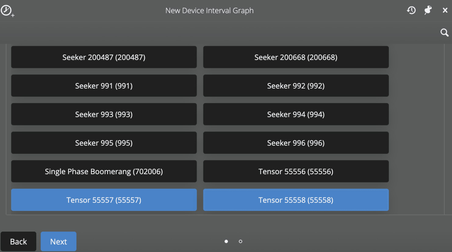 Within PQ Canvass users can compare multiple devices to each other.
