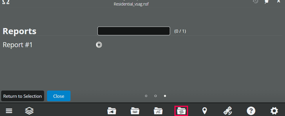 Figure 5. Running the Report