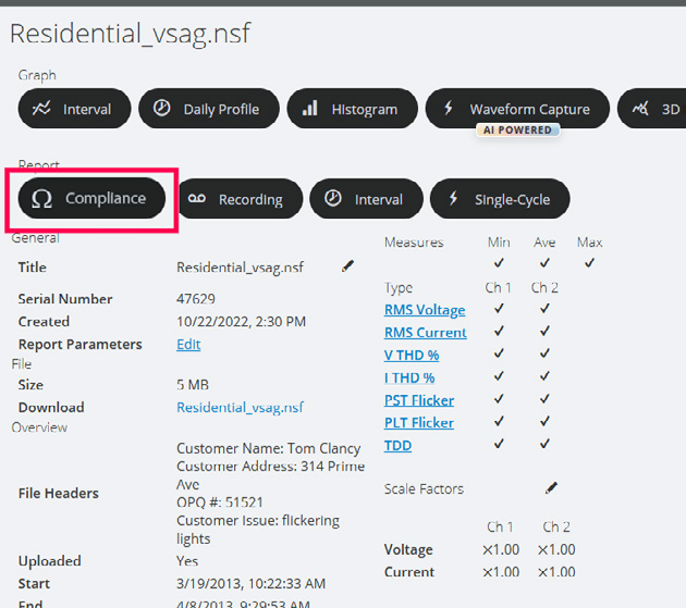 Figure 2. Compliance Reports