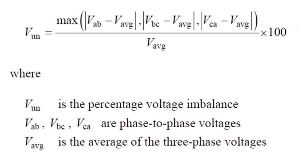 Figure 3. ANSI C84 Method for Calculating Voltage Unbalance