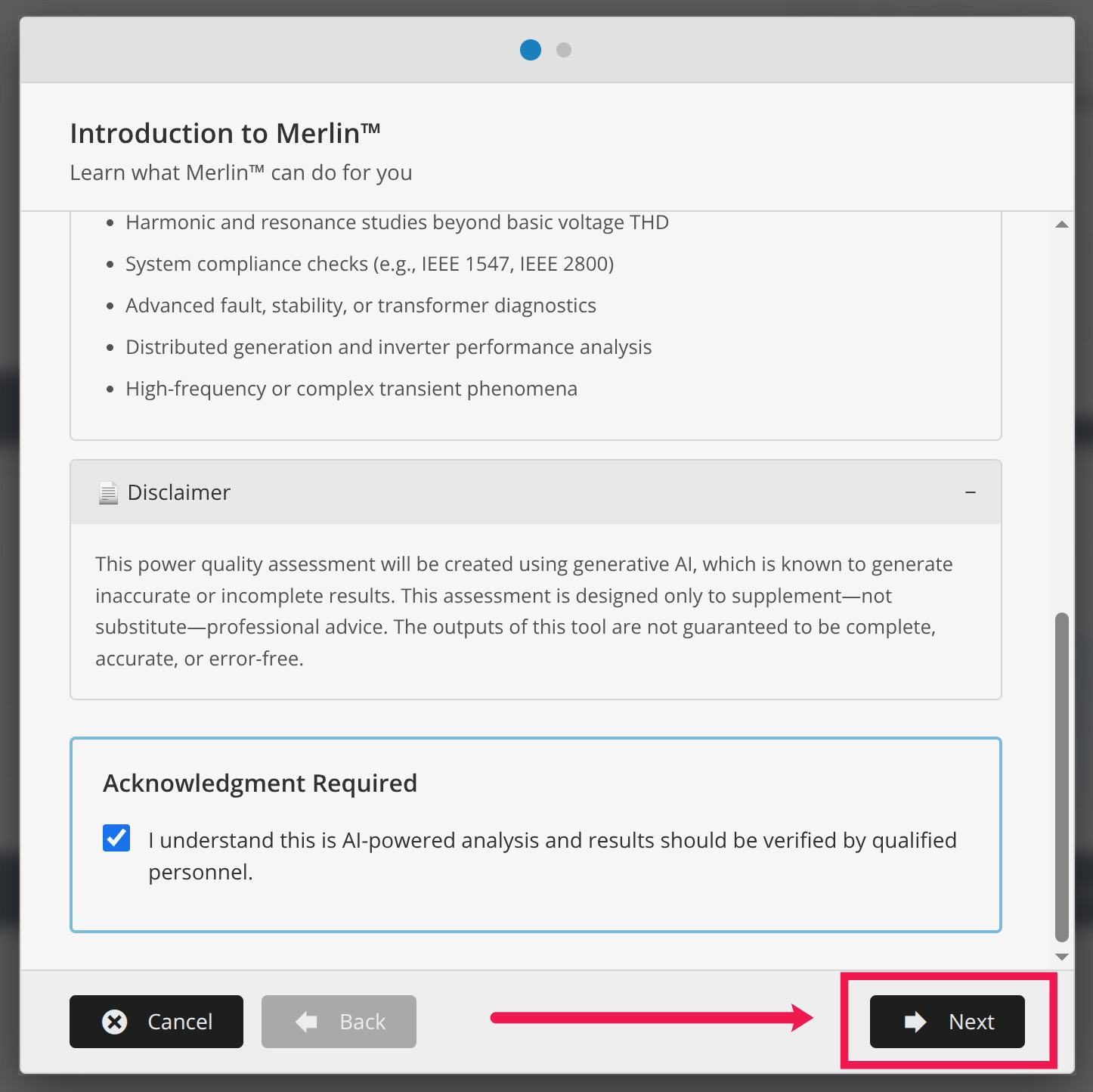 Figure 3. Onboarding Step 1