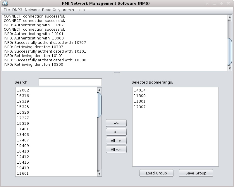 Figure 1. NMS Interface