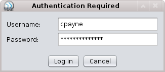 Figure 2. Authentification