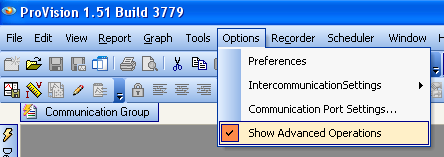 Figure 1. Advanced operations