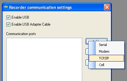 Figure 12. Add TCP Connection