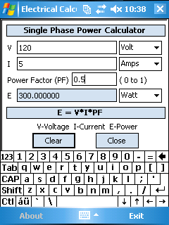 Figure 6. Sparkle Solutions Single Power Calculator